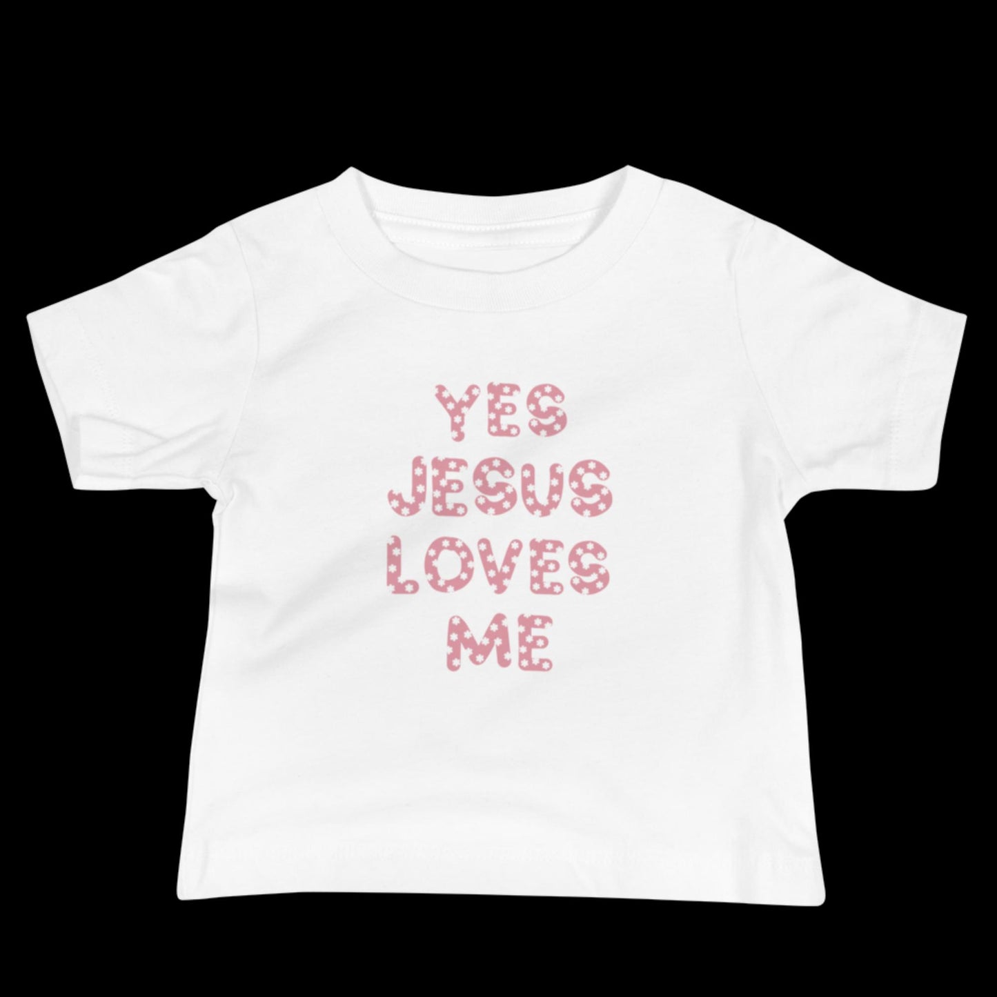 Yes Jesus Loves Me Baby Jersey Short Sleeve Tee