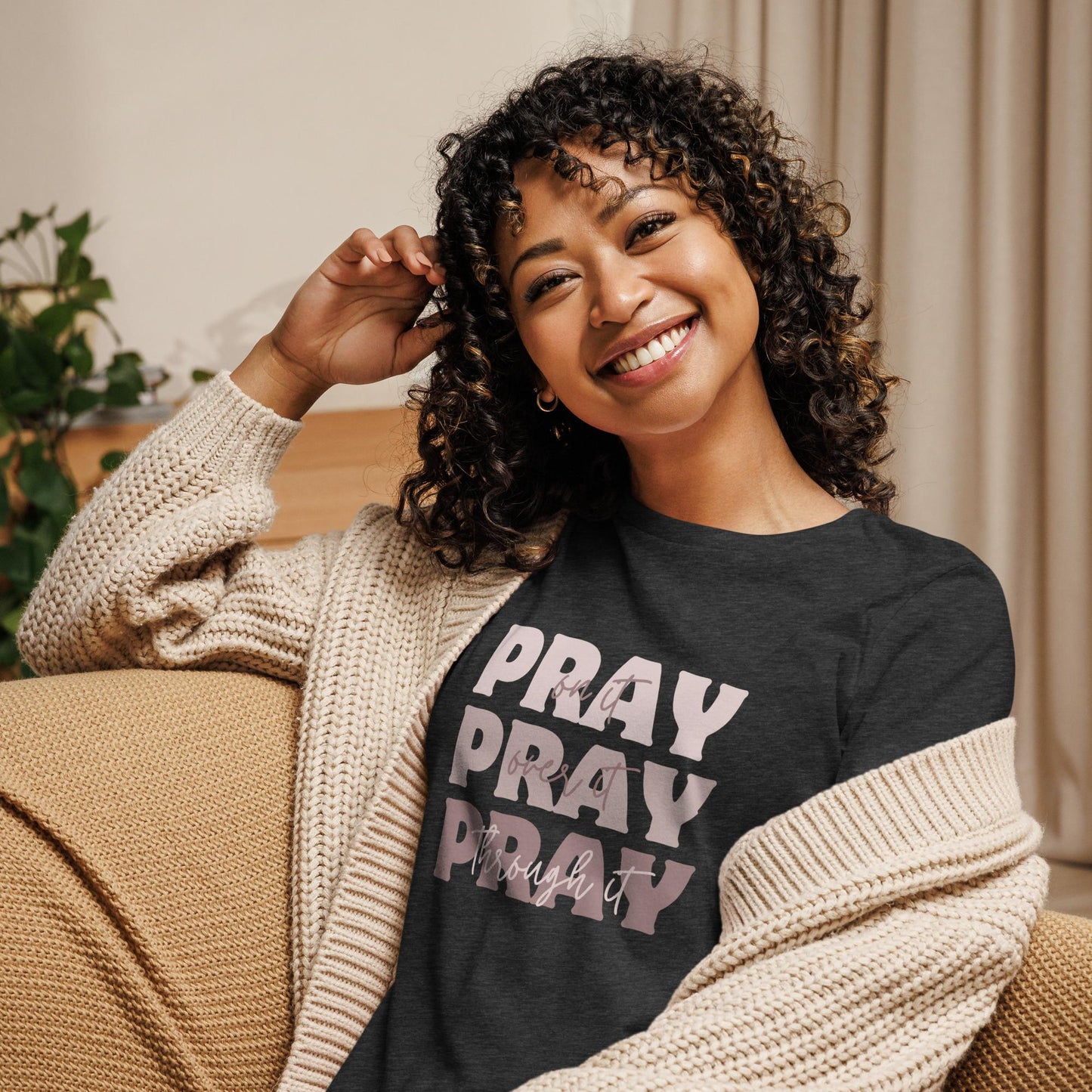 PRAY Through It Women's Relaxed T-Shirt