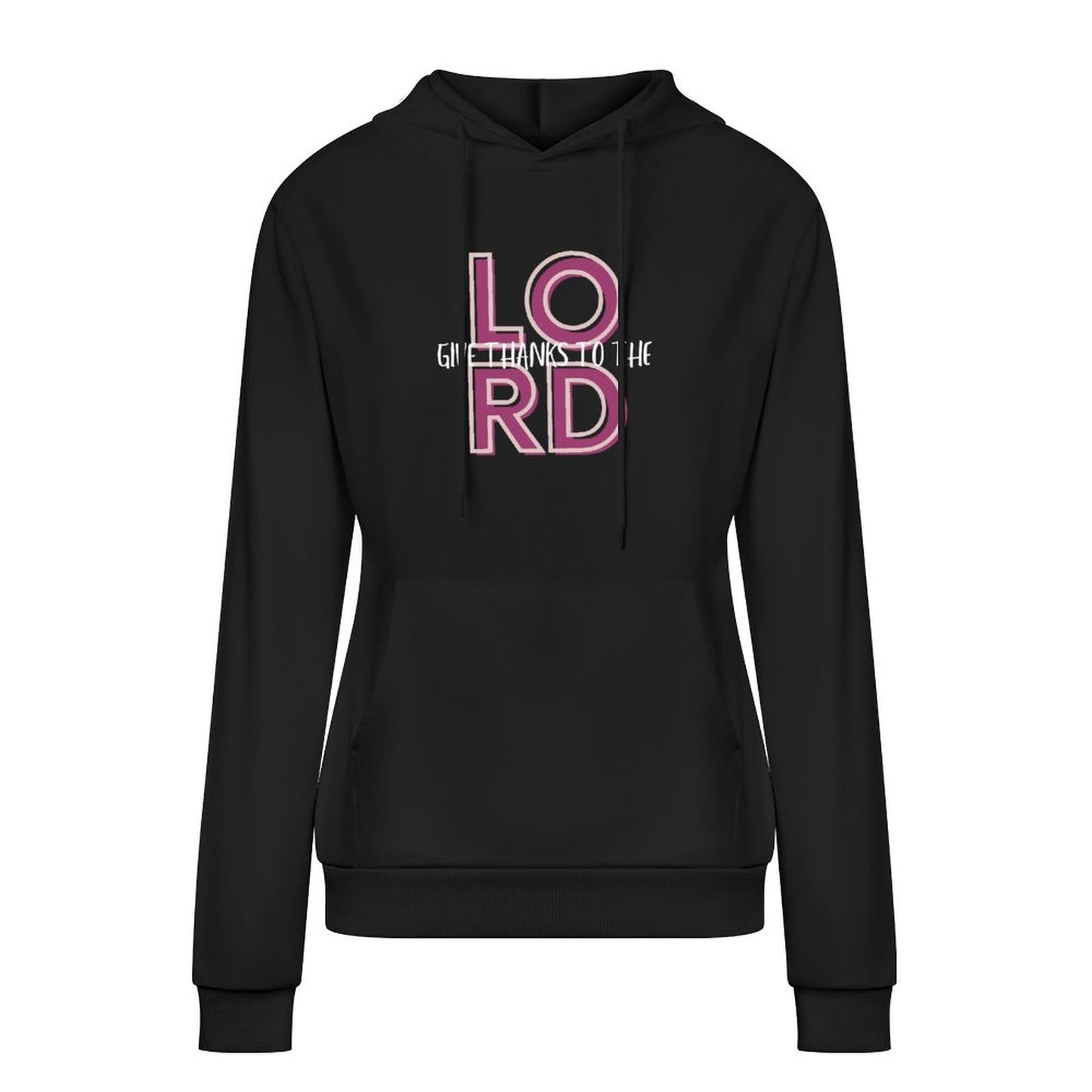 Give Thanks To The Lord Women's Customize Hoodie with Pocket