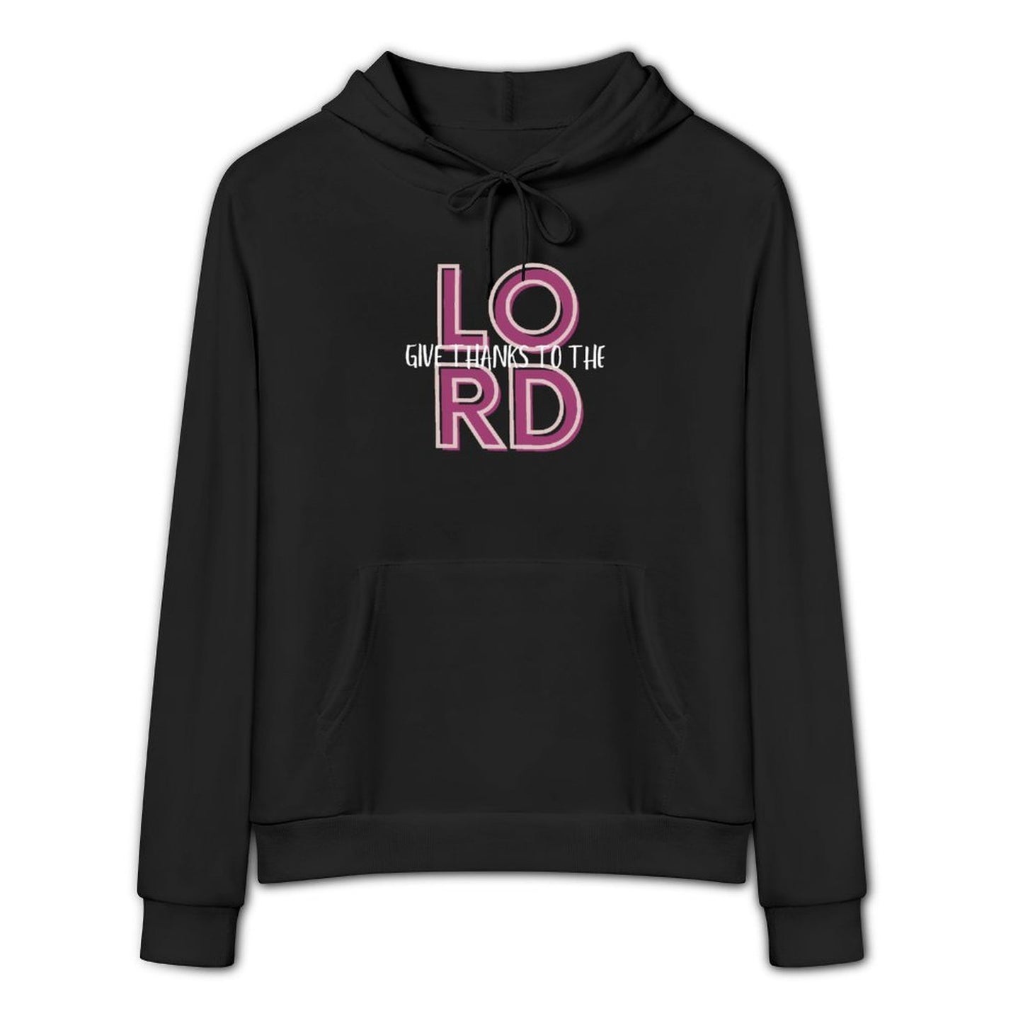 Give Thanks To The Lord Women's Customize Hoodie with Pocket